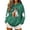 A02-Green, variant on LEKWK Halloween Hoodies for Women Drawstring Ghost Pattern Cute Graphic Sweatshirts Fall Winter Long Sleeve Relaxed Fit Casual Funny Tops