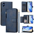 thumbnail image 3 of Funda para iPhone Xs Max Cartera de Mano con Cremallera y Correa Cruzada Desmontable, 3 of 5