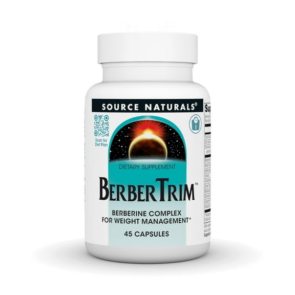Source Naturals BerberTrim Vegetarian Capsules - 45 Count