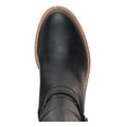 thumbnail image 3 of SUN STONE Womens Black Buckle Accent Goring Viviaan Round Toe Block Heel Zip-Up Dress Boots 5 M, 3 of 4