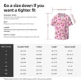thumbnail image 5 of Logiee Cute Flamingo Print Men's Button Down Shirts Short Sleeve, Summer Beach Shirts,Vacation Wedding Shirts,Men's Casual Button-Down Shirts with Pocket-XX-Large, 5 of 5