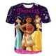 thumbnail image 2 of Camiseta de princesa negra para niñas de Disney, ropa de calle para niños, ropa de princesa negra de manga corta para niñas, camiseta de 2 a 10 años Tops14T Gao Jinjia LED, 2 of 2