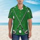 thumbnail image 2 of Fotbe Golf Sport Club Camisa Hawaiana para Hombre Unisex – Camisa Casual de Verano con Botones de Manga Corta de Algodón y Lino,X-Large, 2 of 7