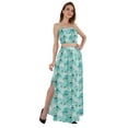 thumbnail image 2 of Bimba 2 Pcs Sexy Beach Party Wear Dress For Womens Printed Smocked Crop Top & Long Skirt CoordSet, 2 of 7