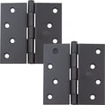 thumbnail image 5 of Stone Harbor Hardware 4" Door Hinges, Square Corner, Vintage Bronze, 2-Pack, 5 of 5