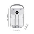thumbnail image 3 of Binmer Humidifiers For Bedroom Large Room Home Cool And Warm For Baby And Plants Mist Desk Humidifiers Oil Diffuser Quiet With Adjustable Mist, 3 of 6