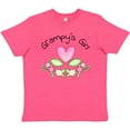 thumbnail image 3 of Inktastic Grampy's Girl- heart flowers Youth T-Shirt, 3 of 5