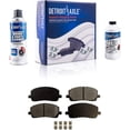 thumbnail image 4 of Detroit Axle - Brake Kit for 4WD 2001 2002 2003 Toyota Highlander Disc Brake Rotors Ceramic Brake Pads Front and Rear Replacement, 4 of 6