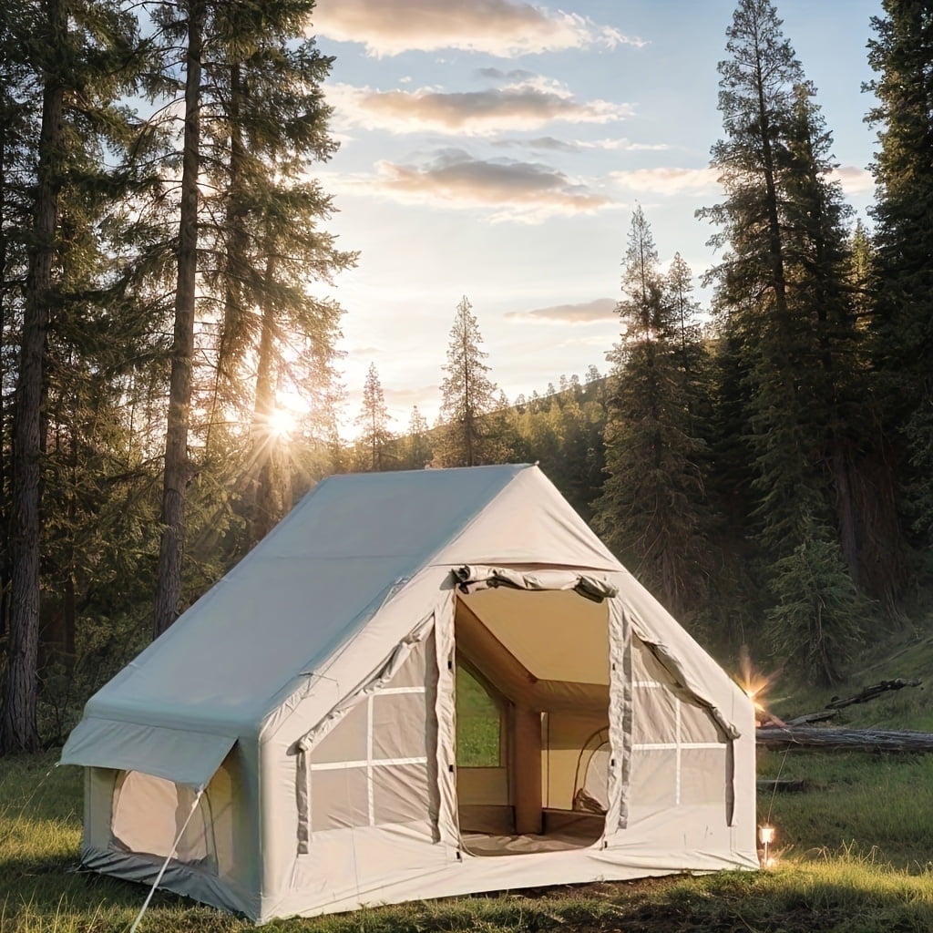 4-6 Person Inflatable Camping Tent with Pump