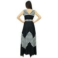 thumbnail image 2 of Bimba Womens Long Maxi Dress Sleeveless Black Rayon Gown Chic Holiday Clothing, 2 of 6