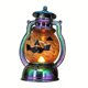 thumbnail image 2 of DGLQMYX (Liquidación) Calabaza decorativa de Halloween, vela electrónica de plástico vintage de Pascua, calabaza de mano galvanizada, estilo americano, 2 of 8
