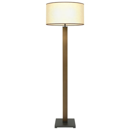 Best Choice Products 60in Modern Lighting Column Floor Lamp for Living Room, Bedroom with Square Base,