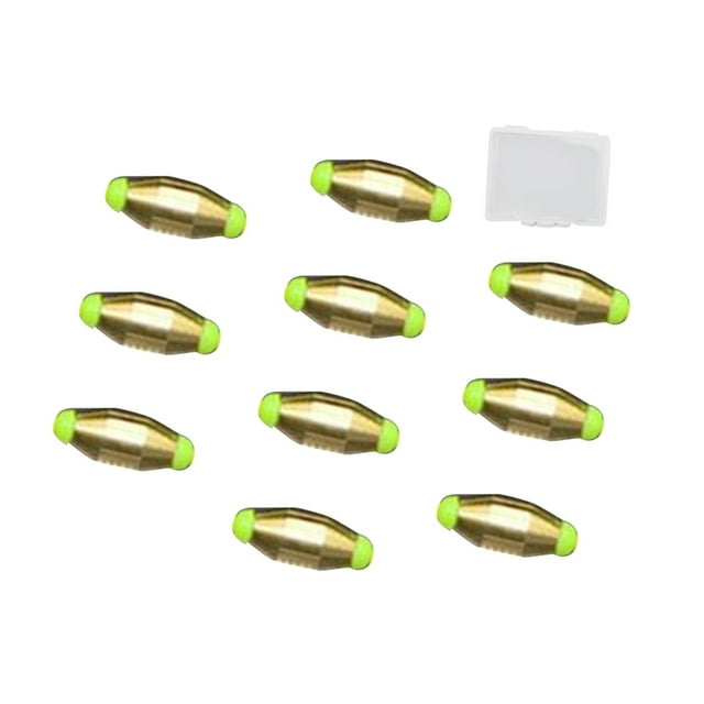 Accesorios de Pesca Kusrkot de Cobre 10 Piezas con Caja 0.8