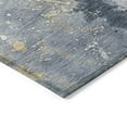 thumbnail image 3 of HomeRoots 618503 5 x 8 ft. Graphite & Gold Abstract Washable Indoor & Outdoor Rectangle Area Rug, 3 of 5