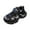A-Black, variant on kamemir Star Casual Sneakers Walking Sneakers for Toddler Kids Chunky Platform Y2k Aesthetic Cute Comfort Support Shoes(A-Black,11.5)
