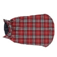 thumbnail image 2 of Chaqueta de invierno para perro, con protección para el pelo, elegante y abrigada, a cuadros rojos, para perros medianos y grandes, talla 7XL, 2 of 14