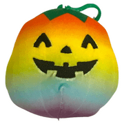 Squishmallow Official Kellytoy Halloween 2022 Squad Squishy Stuffed Plush Staley Rainbow Jack-o'-Lantern Ombre Pumpkin, 3.5" Clip Ultrasoft Cuddly Animal Kids Toy Gift