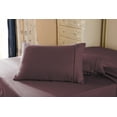 thumbnail image 2 of 1800 Series Brushed Microfiber 27 Inch Deep Deep Pocket Three Quarter Size Sheet Set - Wrinkle, Fade, - Hypoallergenic - Solid Chocolate, 2 of 6