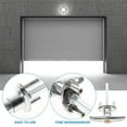 thumbnail image 6 of Garage Door Latch, T-Handle Door Lock with 2 Keys, Universal Replacement Hardware Door Lock for Garage, Home, Shed, 6 of 9