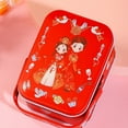 thumbnail image 2 of Packing Decorative Container Storage Small Metal Candy Container Cookie With Lids Storage Storage Bowls Chip Organizer Storage with Lids Food Pantry Storage Glass Containers with Lids for Food Flour, 2 of 4