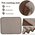 thumbnail image 3 of Summer Cooling Mat for Dogs Cats, Ice Silk Self Dog Cooling Mat Breathable Pet Crate Pad Portable & Washable Pet Cooling Blanket for Outdoor or Home, 3 of 8