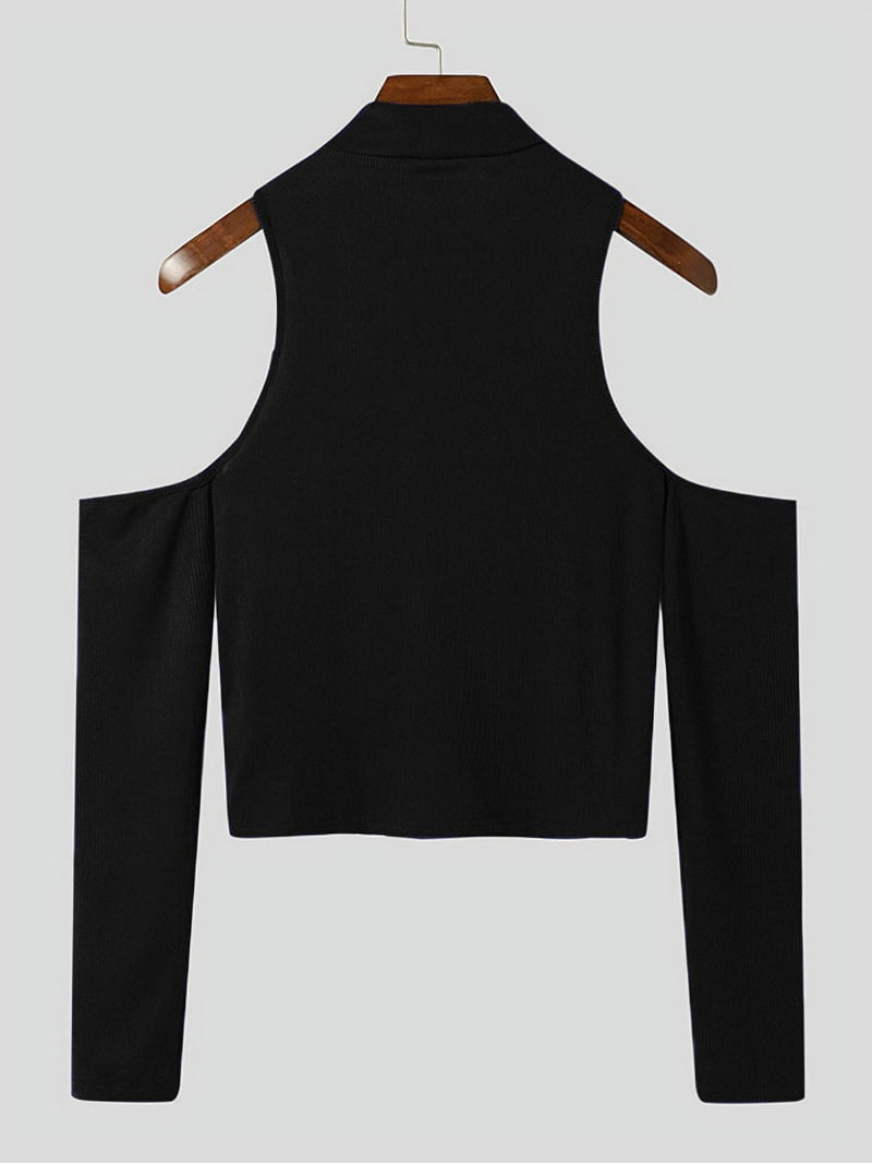カットソー(長袖/七分) sio seoul SHOULDER CUT-OUT SCISSOR TOP SIO – SellerWork
