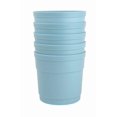 thumbnail image 3 of Austin Planter Plastic Flower Pots with Saucers, 4 inch, Baby Blue, 5 Pack, s Planter, Nursery Planter, Colorful Pots with Saucers, 3 of 3