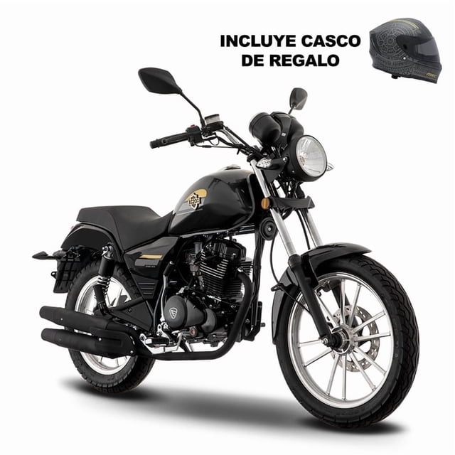 RC200 ITALIKA Motocicleta Chopper Gris