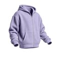 thumbnail image 5 of Waffle Knit Hoodies for Men Full Zip Hooded Cardigan with Pocket Lightweight Loose Fit Athletic Jackets 2026 Fall Outfits for Men(Purple,M), 5 of 7
