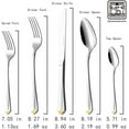 thumbnail image 3 of HOMEHUT 60-Pieces Flatware Set - Gold Cutlery Set Service for 12 People, 18/10 Premium Stainless Steel Silverware Cutlery, 24 Karat Gold-plated, 002G, 3 of 9