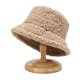 thumbnail image 1 of Sombrero de pescador de lana de cordero estilo Teddy para niñas lindas gorra de pescador para deportes al aire libre para mujeres sombrero cálido informal de invierno ER, 1 of 5