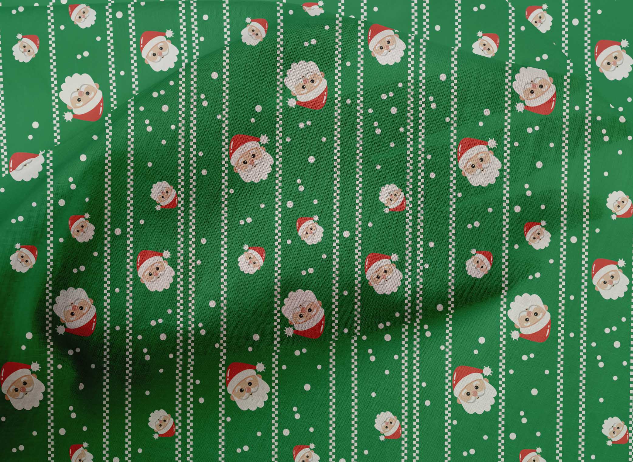 oneOone Cotton Poplin Green Fabric Merry Christmas Sewing Fabric By The Yard Printed Diy Clothing Sewing Supplies 56 Inch Wide