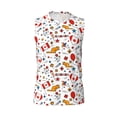 thumbnail image 6 of Lsque Canada Day Print Men's Cotton Blend Sleeveless Muscle Shirts (S-3XL)- Moisture Wicking, Odor Protection, UPF 30+,XX-Large, 6 of 8
