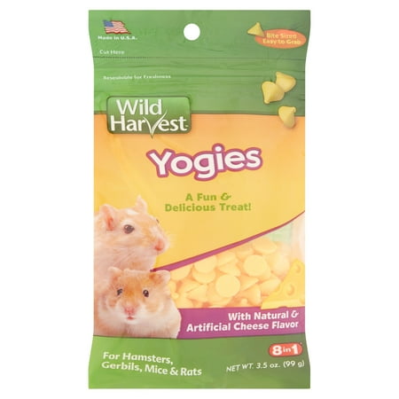 Wild Harvest Yogurt Bites for Hamsters, Gerbils, Mouse and Rat, Cheese Flavor
