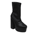 thumbnail image 4 of Botines de Tacon Con Plataforma Decker Grace Alley Negro Capreto, 4 of 5