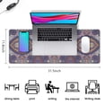 thumbnail image 5 of Long Mouse Pads for Desk,Multicolor Ethnic Geometric Pattern (4) Desk Mats on Top Of Desks, Desk Mouse Pad Extra Large with 3mm Non-Slip Base and Stitched Edge for Gaming,Office,Work,Home 31.5"x11.8", 5 of 6