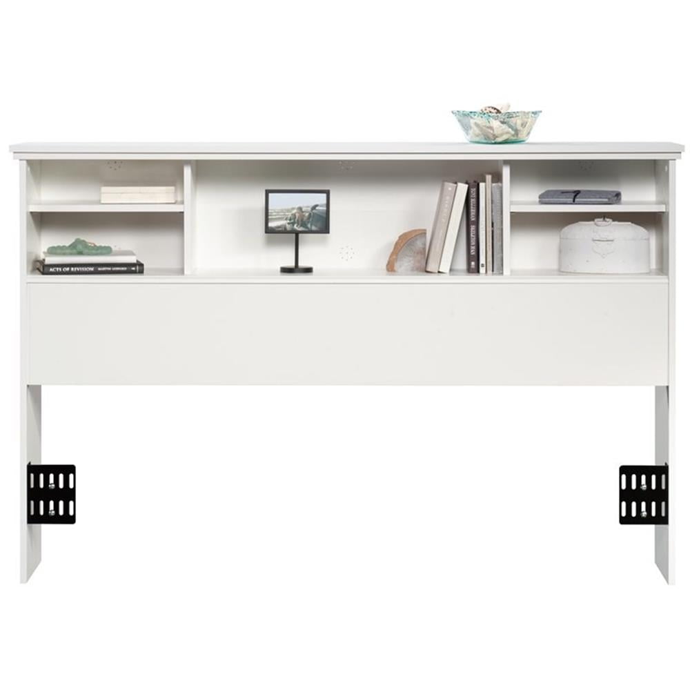 Pemberly Row Transitional Engineered Wood Full-Queen Headboard in White