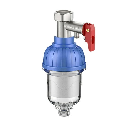 

ZOURIH Water Heater Pre Filter With Stainless Steel Net Reusable Sediment Water Filter Spin Down Sediment Filter for Washing Machines Water Heaters Shower Filter for Cleaner Water Dirt F Tool