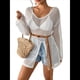 thumbnail image 1 of Pañuelos de Crochet para Mujer, Pareos de Baño Calados, Trajes de Verano Tejidos un Tamaño, 1 of 10