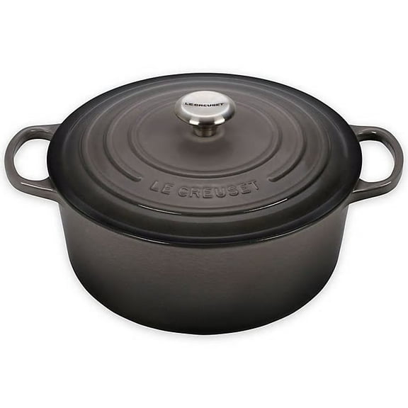 Le Creuset Enameled Cast Iron Signature Round Dutch Oven, 7.25 qt., Oyster