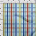 thumbnail image 2 of oneOone Cotton Poplin Baby Blue Fabric Madras Check Sewing Material Print Fabric By The Yard 42 Inches Wide, 2 of 4