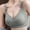 B_ Green, variant on Stylish SMihono Women's Wireless Push Up Bra Seamless Support Bras Lace Embroidery Anti-Sagging Bras Back Closure Comfort No Underwire Bra Khaki L