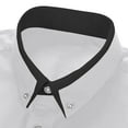 thumbnail image 6 of Men's Long Sleeve Shawl Collar Tops Slim Fit Button Down Solid Color T-shirt, 6 of 6