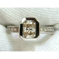 thumbnail image 2 of 1.52CT FANCY NATURAL BROWN COLOR DIAMOND ETERNITY RING 14KT, 2 of 10