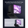 thumbnail image 3 of ESR Rebound 360 Keyboard Case for iPad Air 13" (M3/M2, 2024/2025) | Easy‑Set Magnetic Stand with Portrait & Landscape Modes | Multi‑Touch Trackpad & Removable Cover | Black, 3 of 9