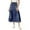 BU1, variant on GJSYRH Womens Retro High Waisted Button Fly Flared Long Jean Skirts Pleated Flowy Swing A-line Denim Maxi Skirts