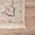 thumbnail image 4 of Jaipur Living Hacci HandKnotted Floral Cream Blue Area Rug 8'X10', 4 of 4