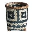 thumbnail image 5 of Cesta de bambú de 1 PC Cesta de desecho para el hogar Cesta de almacenamiento creativo de almacenamiento, 5 of 5