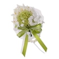 thumbnail image 4 of Ramillete Boda Nupcial Cinta Boutonniere Calla Seda Flor Yotijar Flores de la muñeca, 4 of 10