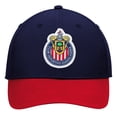thumbnail image 2 of Icon Sports Chivas de Guadalajara Futbol Club Embroidered Logo 6 Panel Cap Soccer - Navy w/ Red Bill, 2 of 4